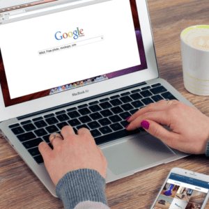 Webpage of a search engine - Digital Marketing